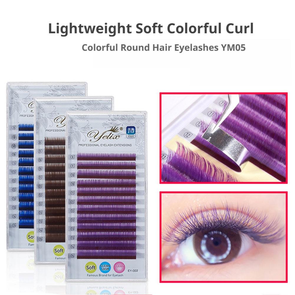 Yelix Colorful Individual Eyel - Eyelash Extension Options 评论和价格