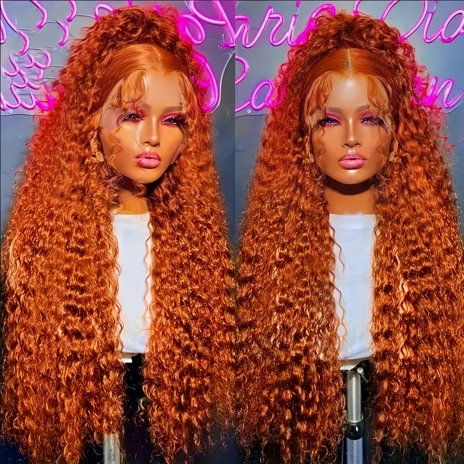 30Inch Orange Ginger Water Wav - Eyelash Extension Natural Look 评论和价格