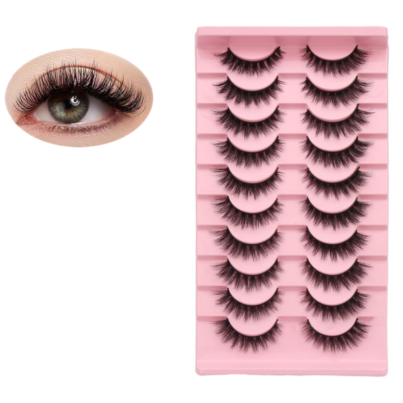 Invisible Slim Flexible False  - Eyelash Extension Options 评论和价格