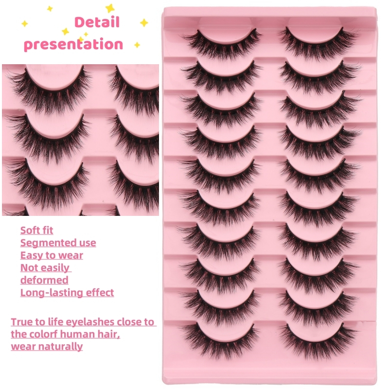 Invisible Slim Flexible False  - Eyelash Extension Options 评论和价格