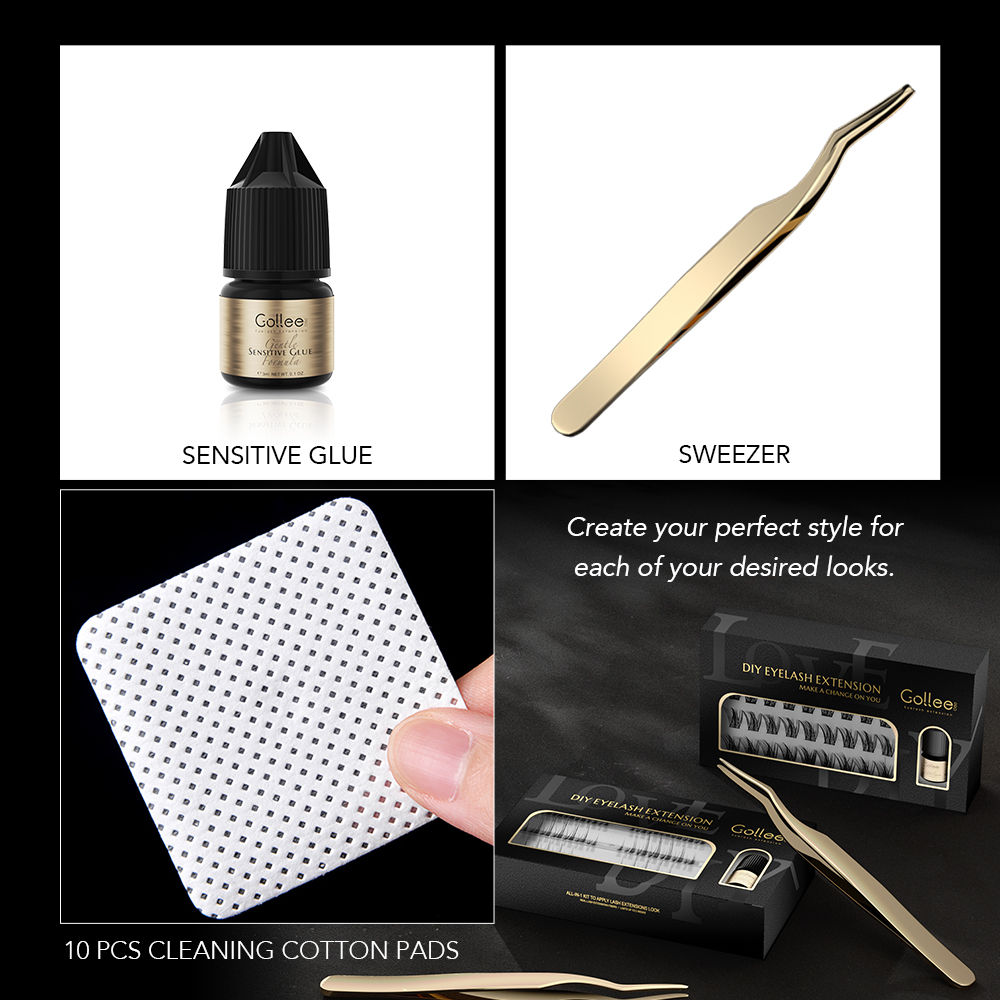 Gollee DIY Lash Extension Gift - Eyelash Extension Open Eye 评论和价格