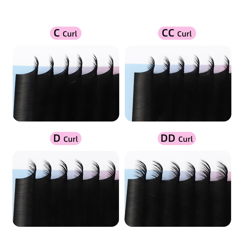 RUJADE 5 Cases/Lot False Eyela - Eyelash Extension Russian Volume 评论和价格