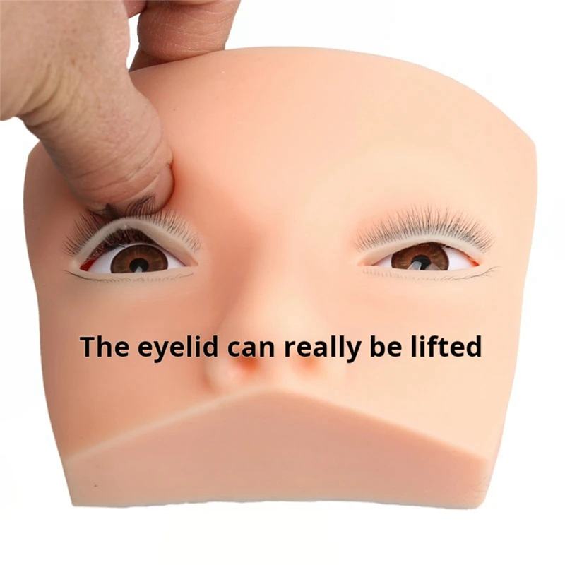New Real 4 Layers Mannequin He - Eyelash Extension Open Eye 评论和价格