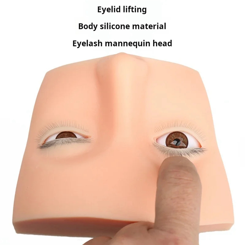 New Real 4 Layers Mannequin He - Eyelash Extension Open Eye 评论和价格